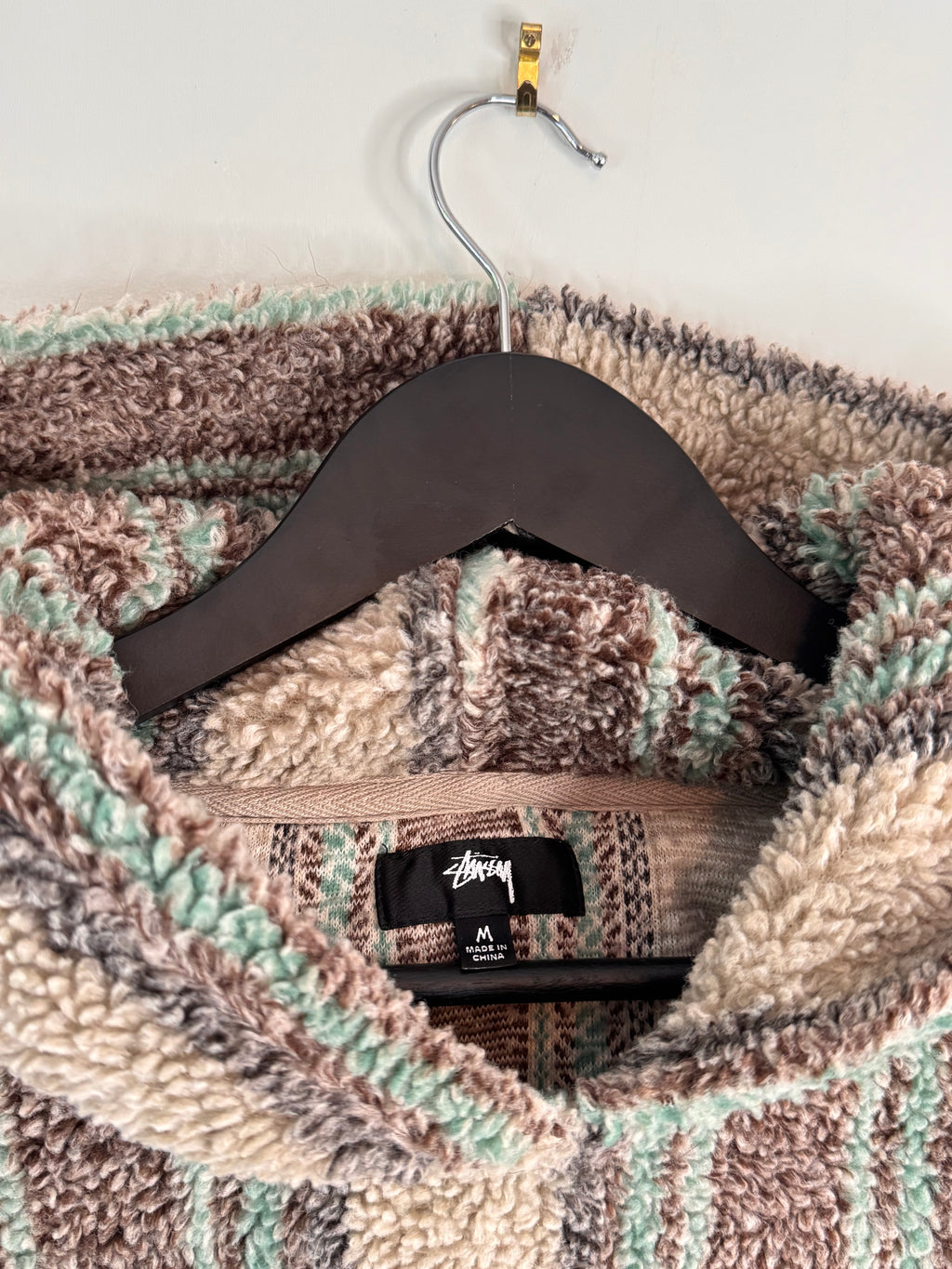 Stüssy Sherpa Hoodie Medium