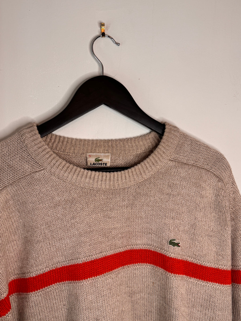 Lacoste Stripe Sweatshirt Small