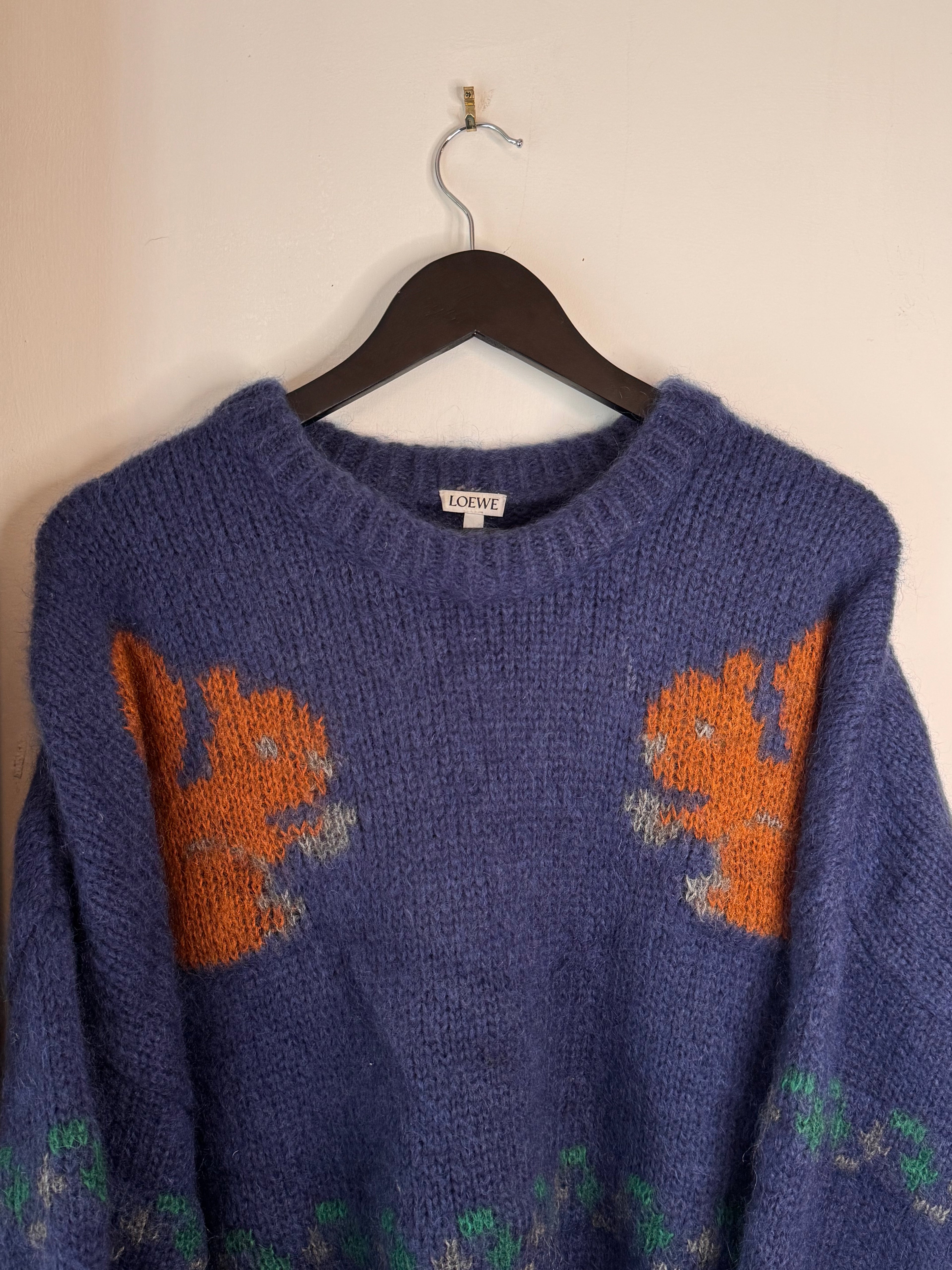 Loewe Squirrel Knit Sweatshirt Large