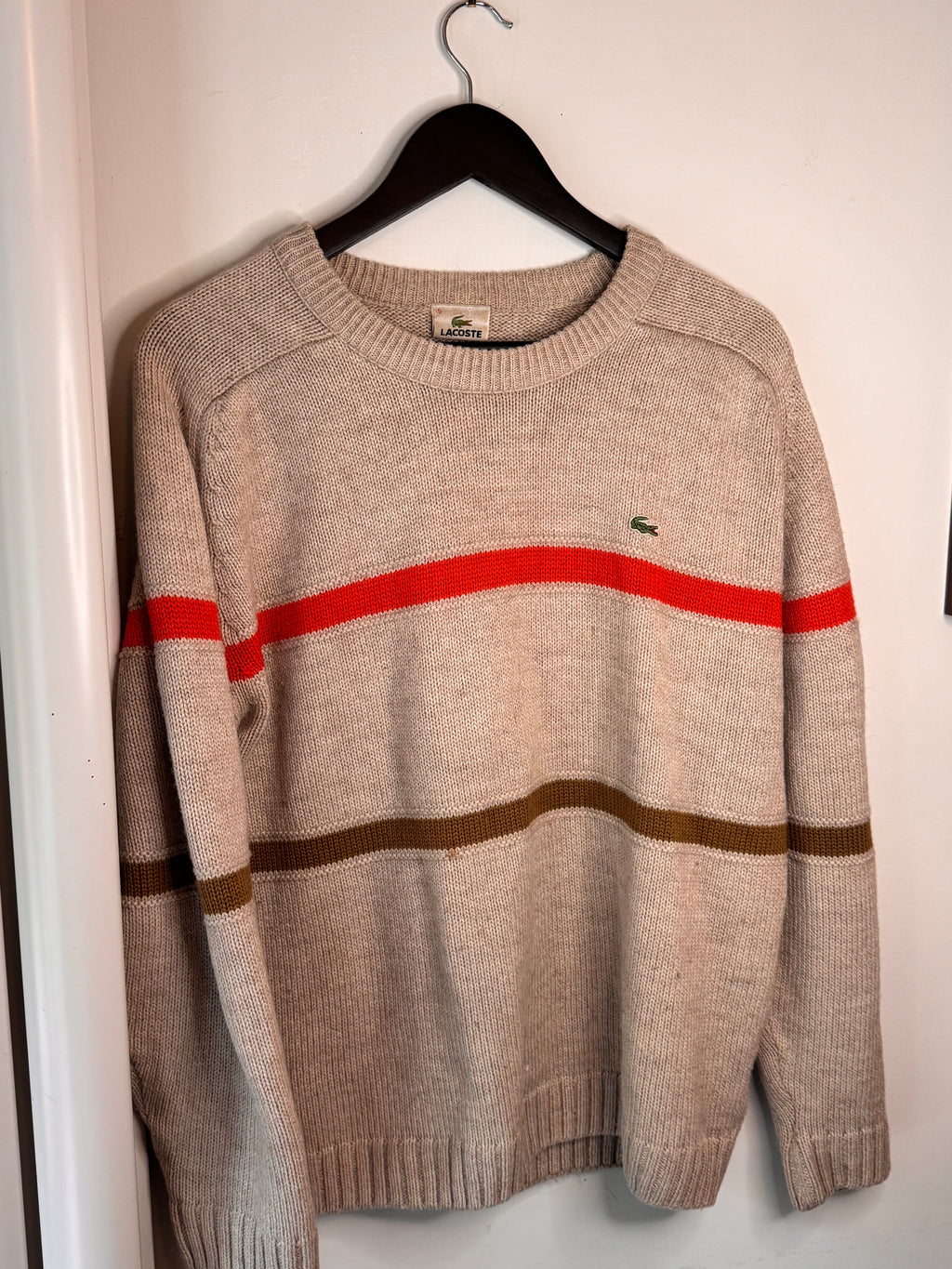 Lacoste Stripe Sweatshirt Small