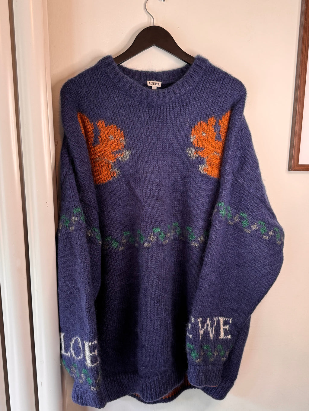 Loewe Squirrel Knit Sweatshirt Large