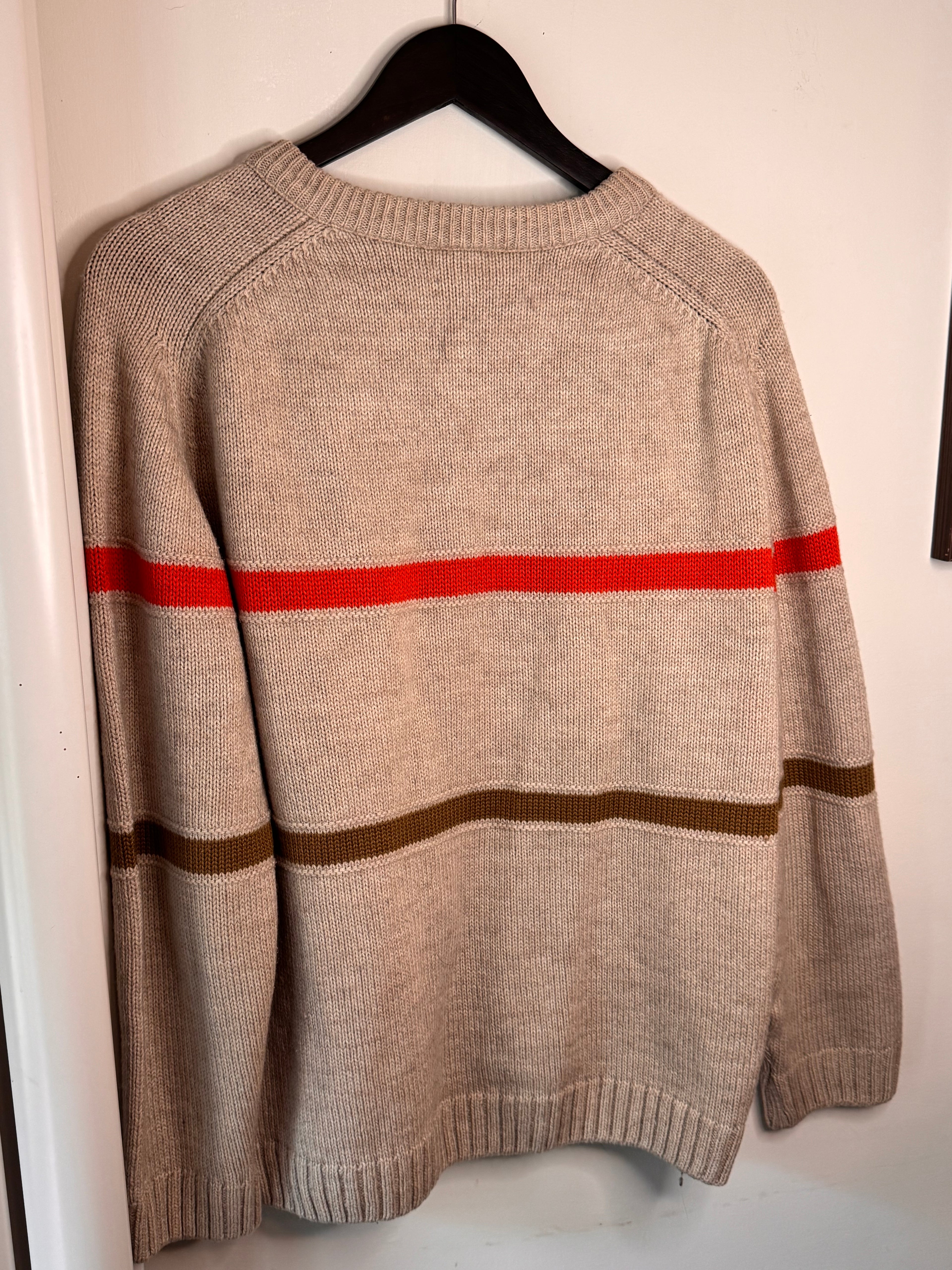 Lacoste Stripe Sweatshirt Small